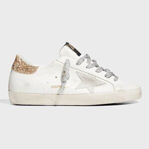 Golden Goose Superstar Leather Mix Metal Glitter Low-Top Limited Edition